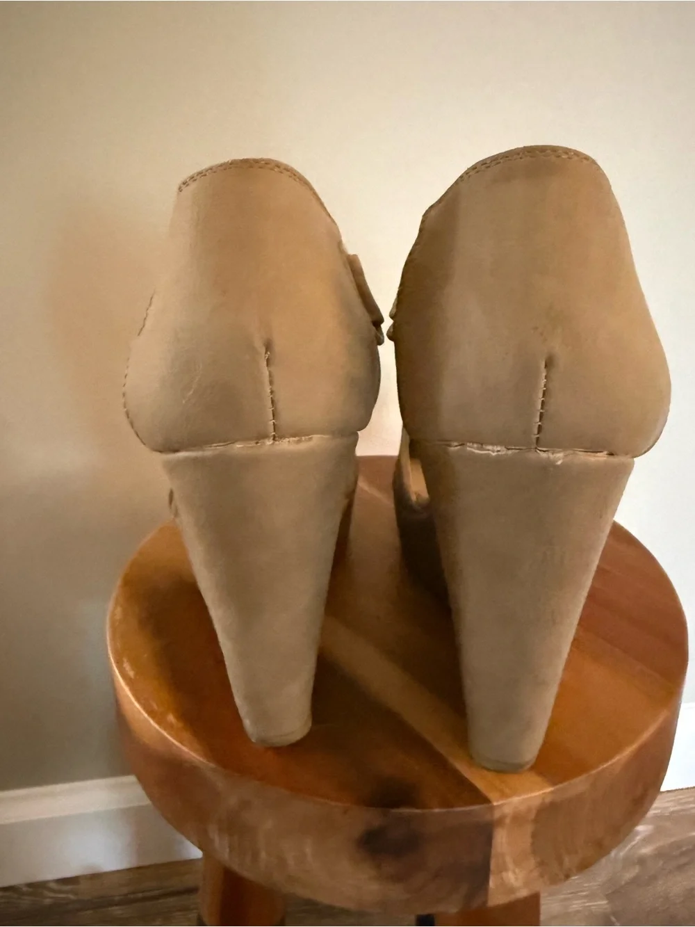 Chinese Laundry Taupe Wedge Sandals